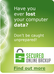 Secured online backup