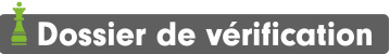 Dossier de vérification